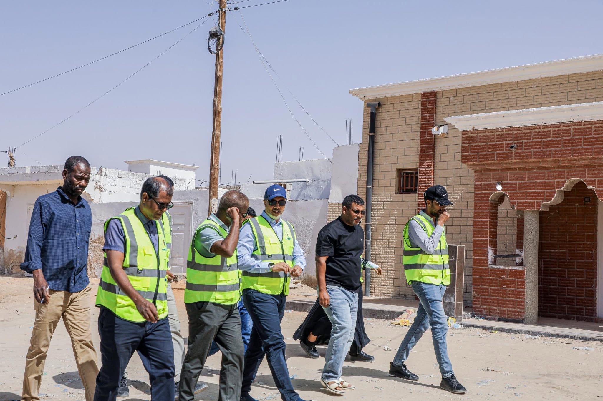 المدير العام يؤدي زيارة لمختلف ورشات توسيع شبكة تصريف مياه الأمطار