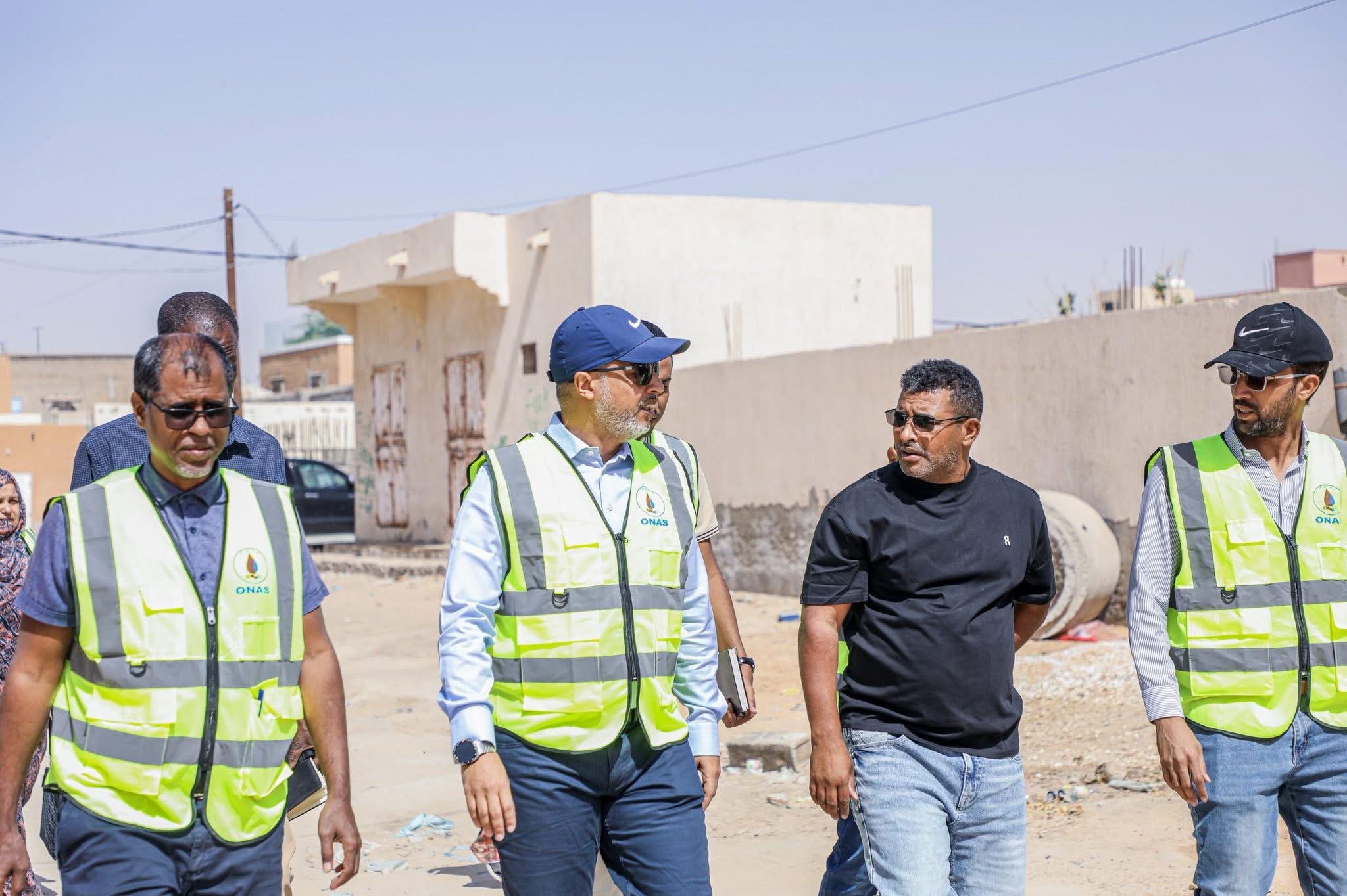 المدير العام يؤدي زيارة لمختلف ورشات توسيع شبكة تصريف مياه الأمطار