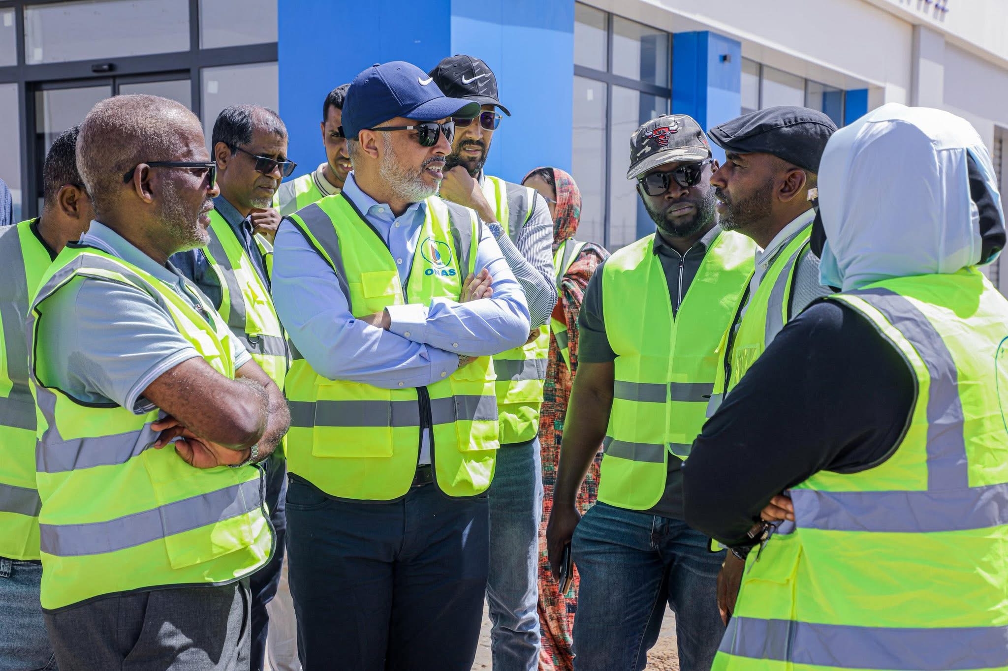 المدير العام يؤدي زيارة لمختلف ورشات توسيع شبكة تصريف مياه الأمطار