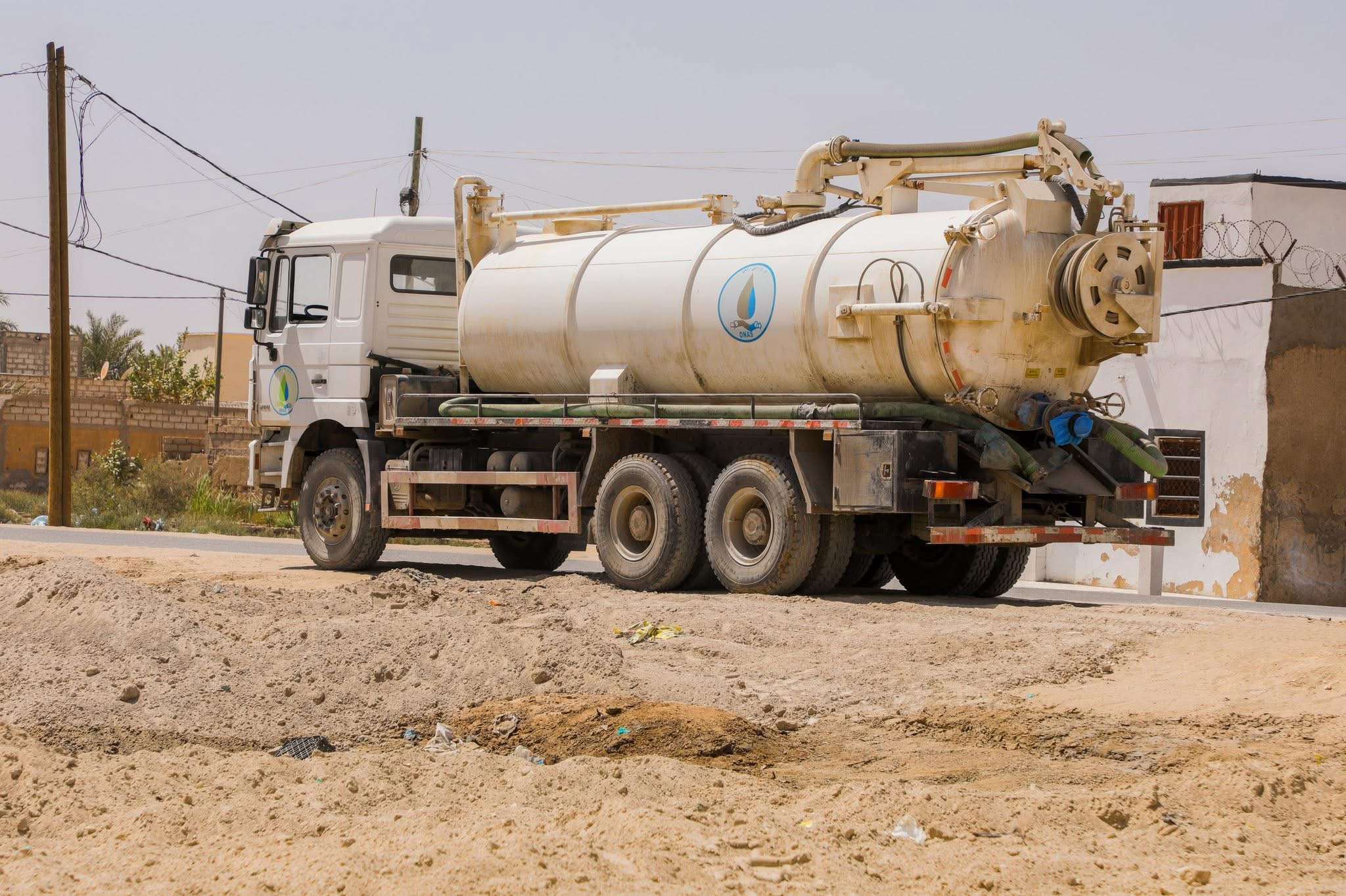 المدير العام يؤدي زيارة لمختلف ورشات توسيع شبكة تصريف مياه الأمطار