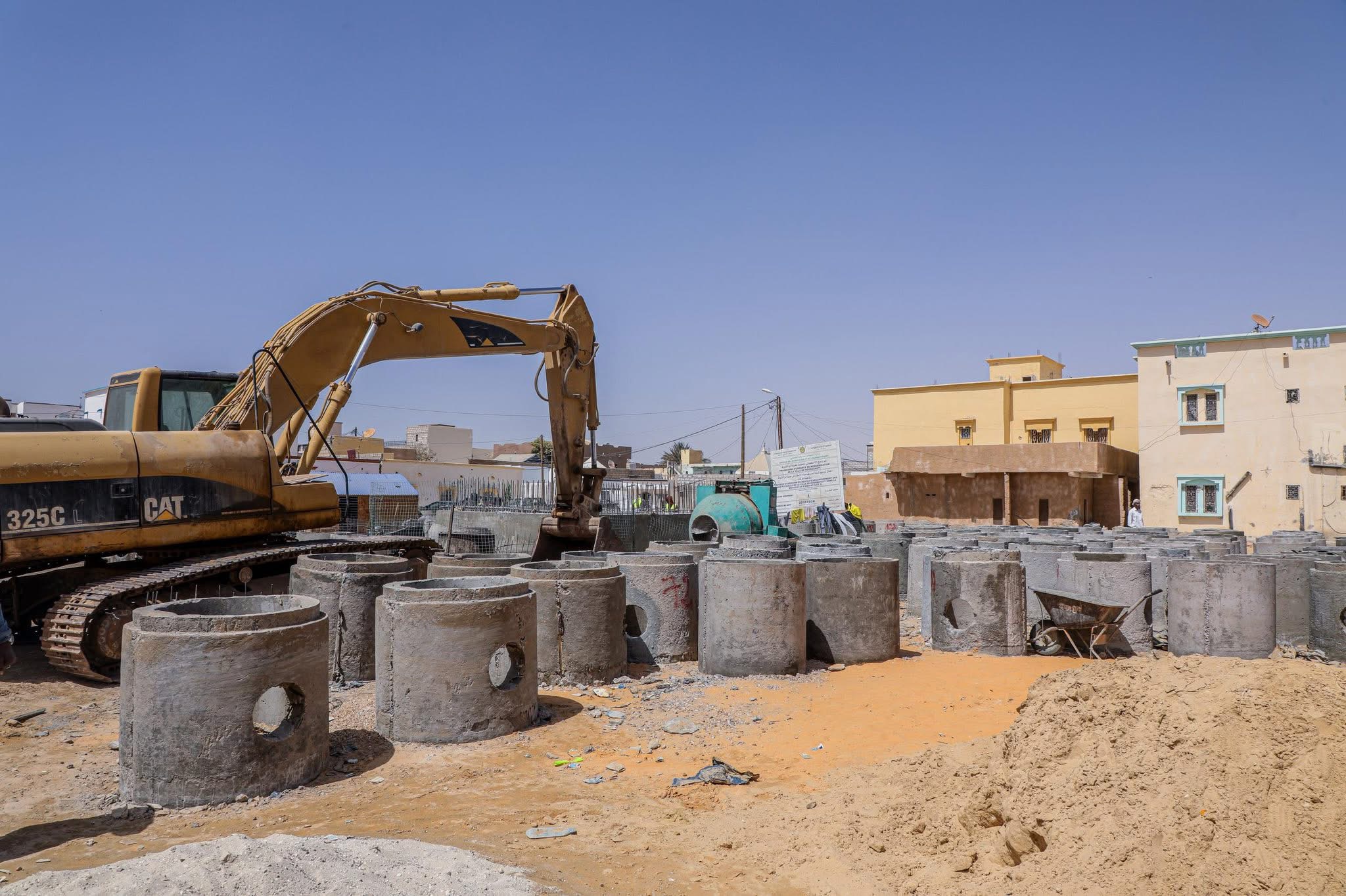 المدير العام يؤدي زيارة لمختلف ورشات توسيع شبكة تصريف مياه الأمطار